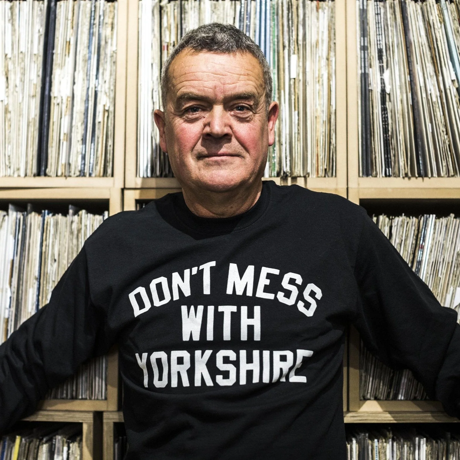 Don't Mess With Yorkshire - Classic Longsleeve T-Shirt - Black / White - Image 2