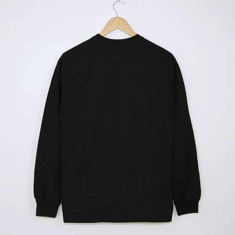 Don't Mess With Yorkshire - Classic Longsleeve T-Shirt - Black / White - Image 3