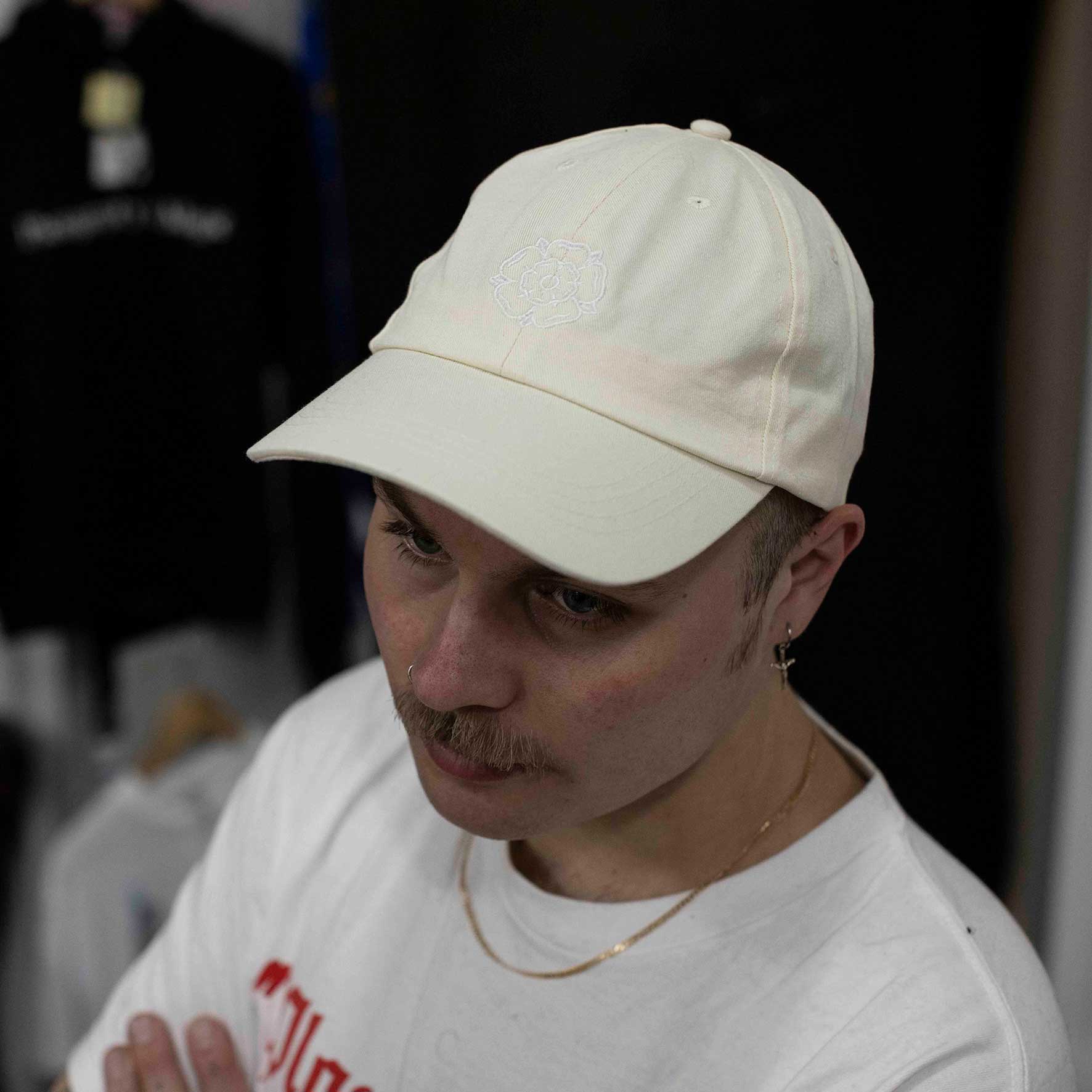 Don't Mess With Yorkshire - Rose Dad Cap - Beige - Image 4