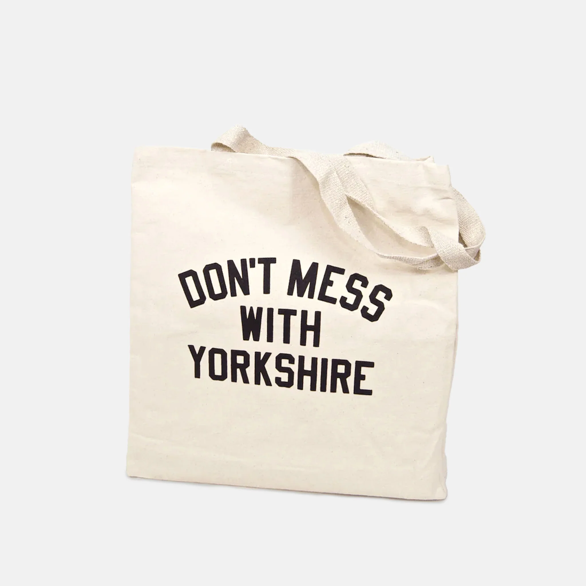 Don't Mess With Yorkshire - Rose Shopper Tote Bag - Natural - Image 2