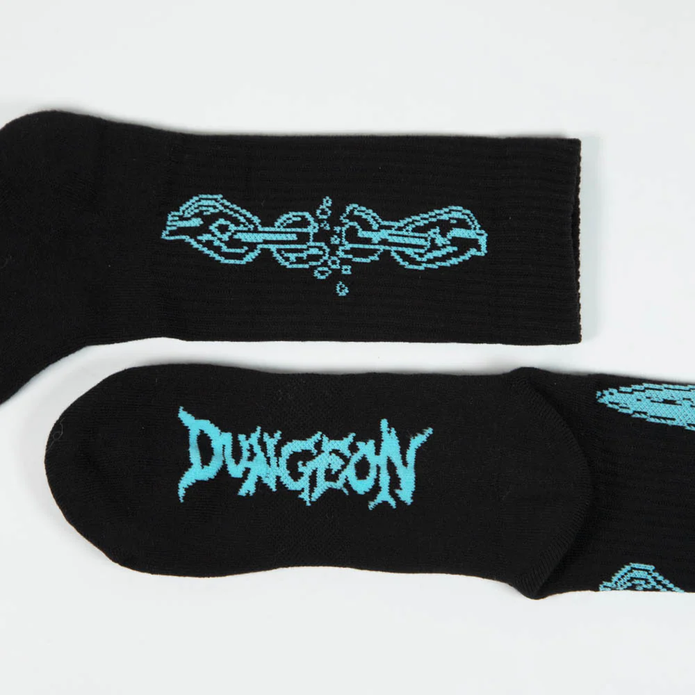 Dungeon - Medusa Woven Socks - Black - Image 3