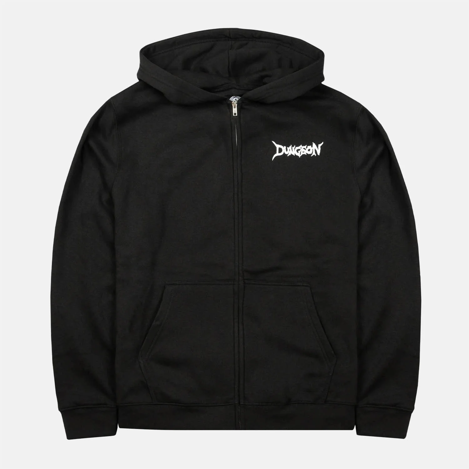 Dungeon - Night Wing Zip Hooded Sweatshirt - Black - Image 2