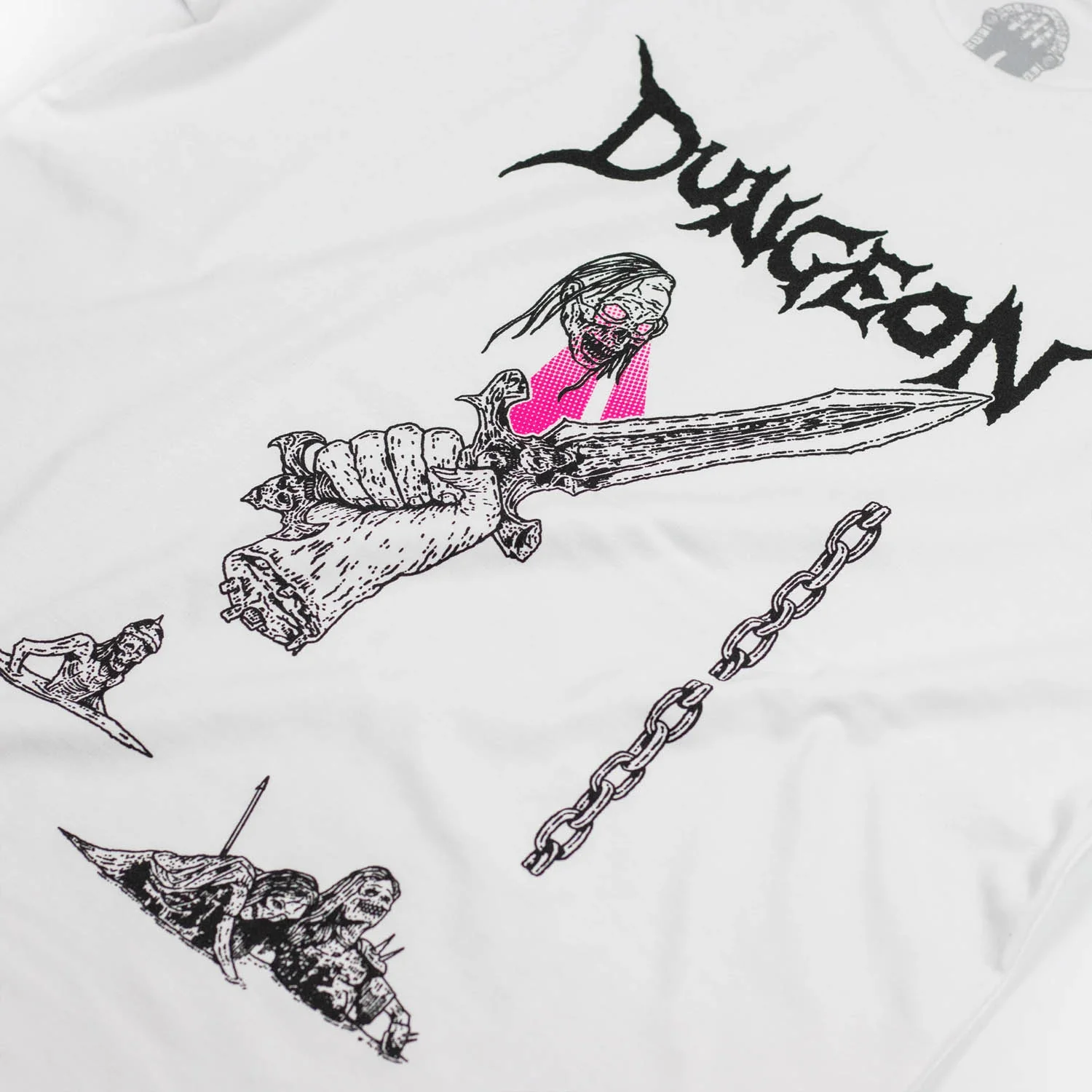Dungeon - Power Of Sword T-Shirt - White - Image 2