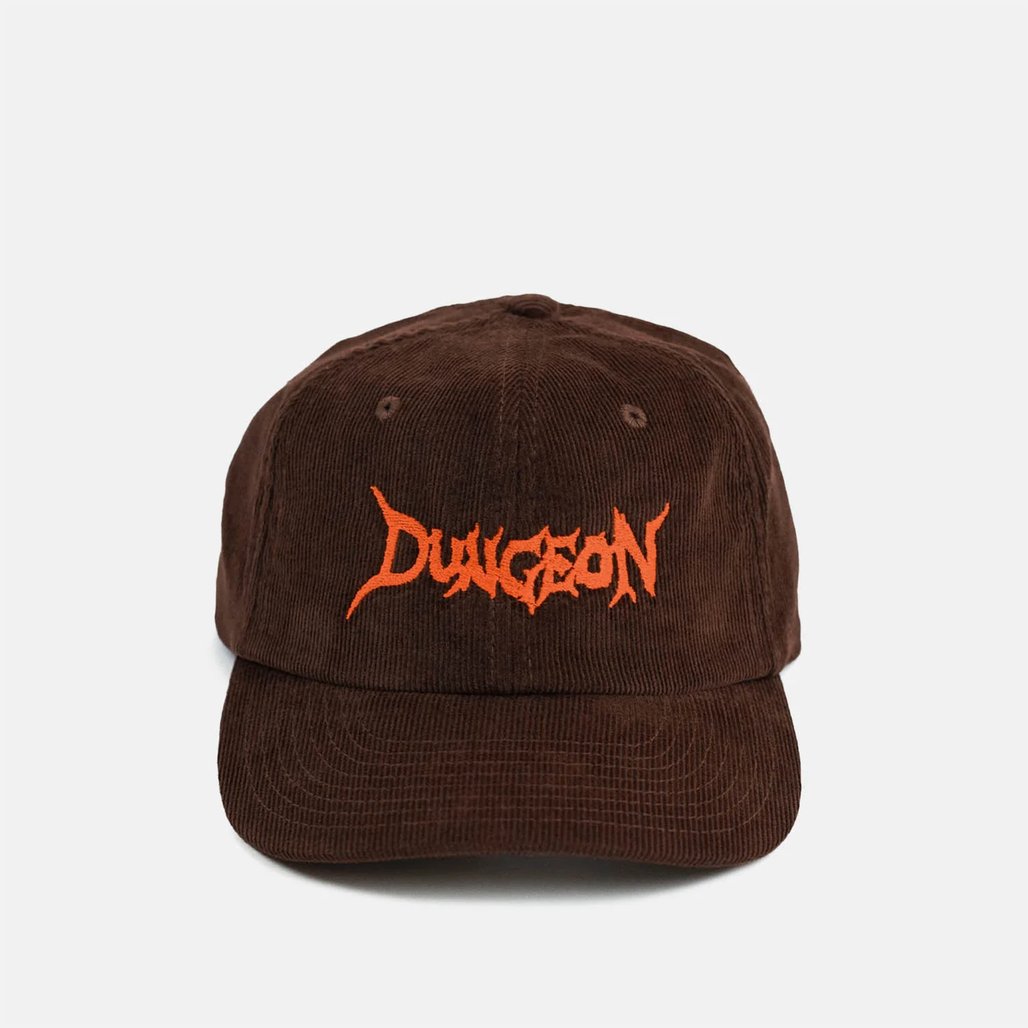 Dungeon - Scrawl Cord Cap - Brown / Orange - Image 2