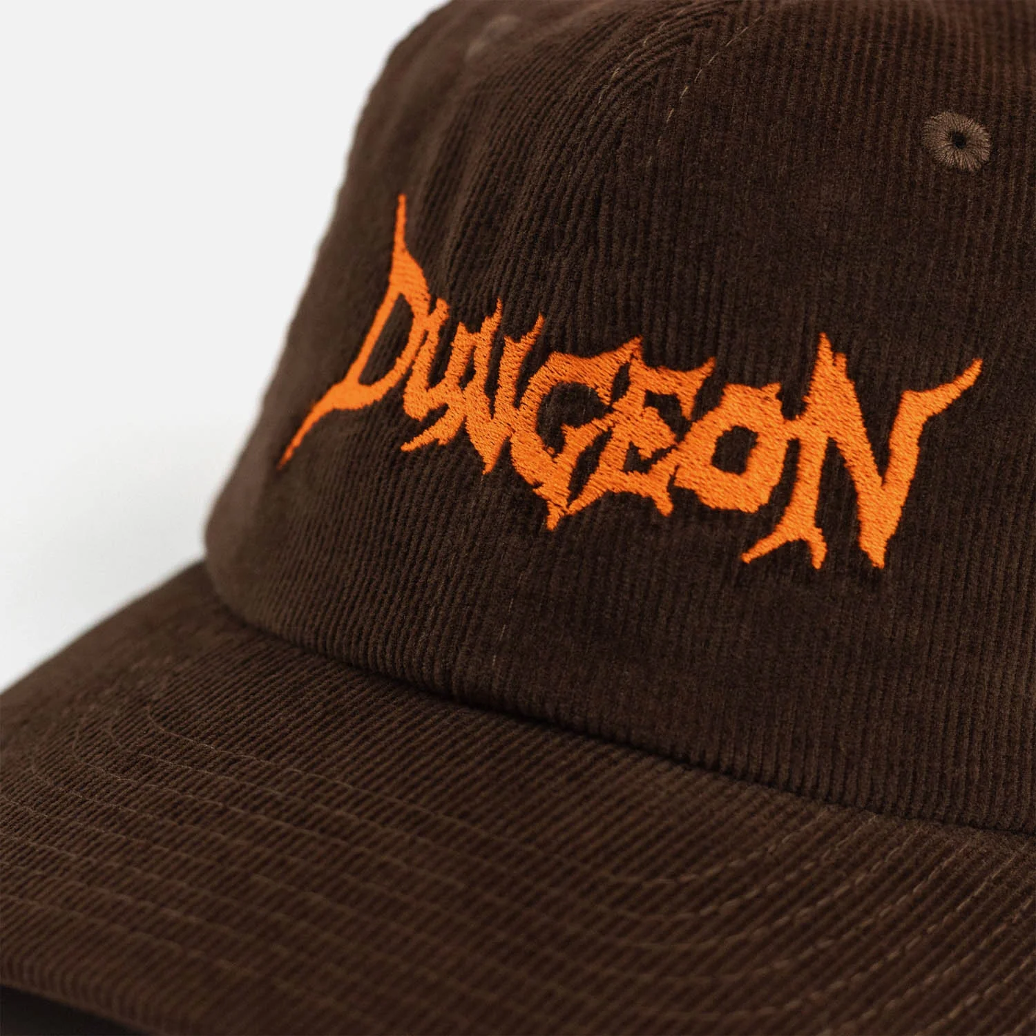 Dungeon - Scrawl Cord Cap - Brown / Orange - Image 3