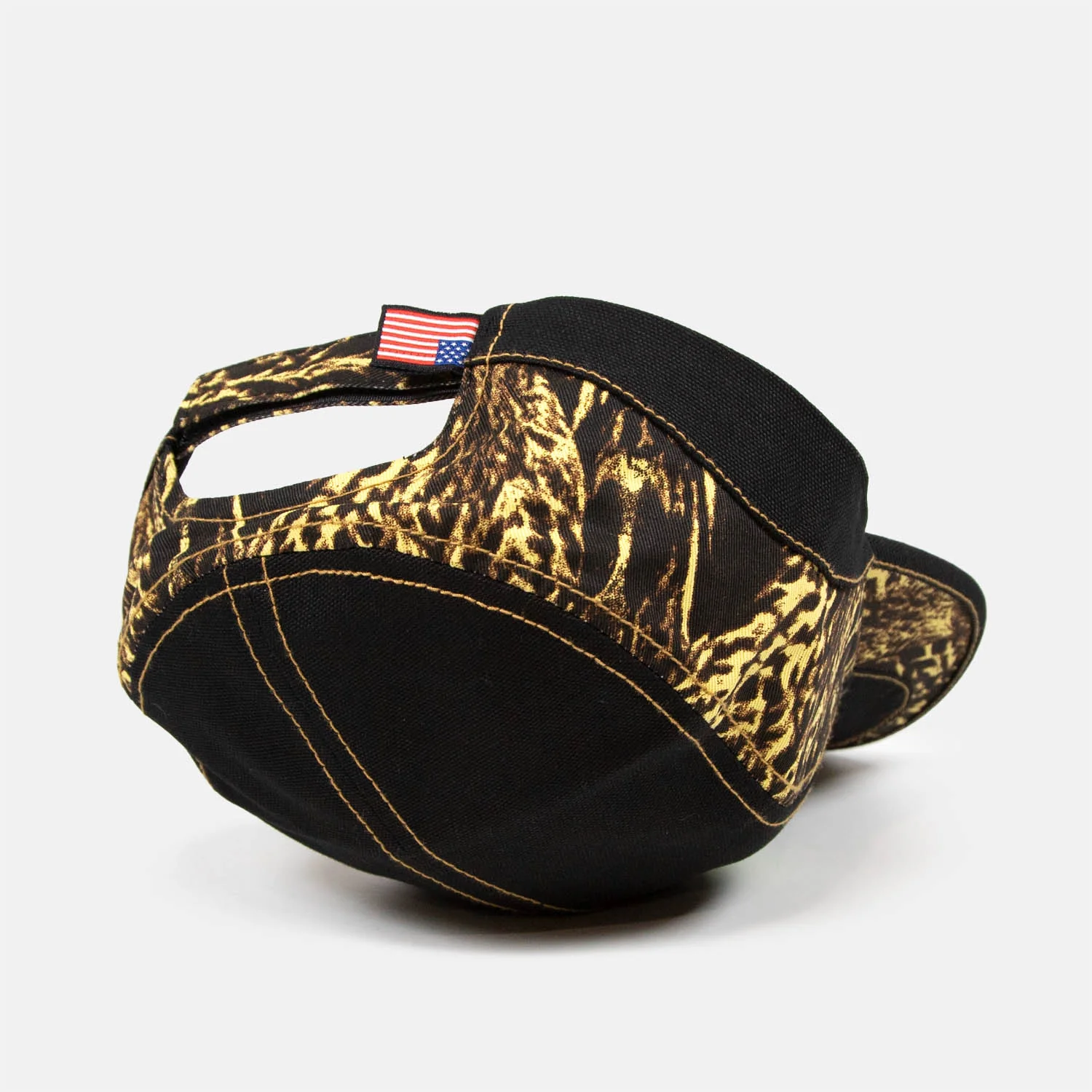 Dungeon - Scrawl Logo Camo Swirl Cap - Black / Duck Camo - Image 2