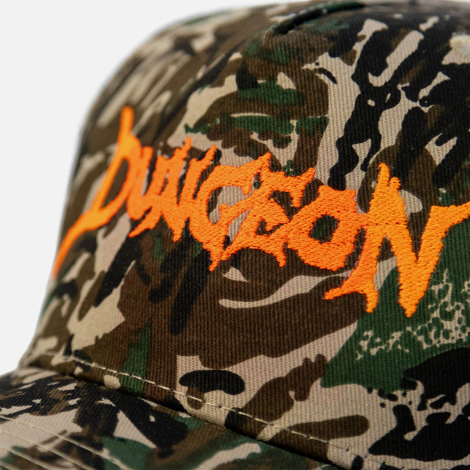 Dungeon - Scrawl Logo Cap - Forest Camo / Orange - Image 2