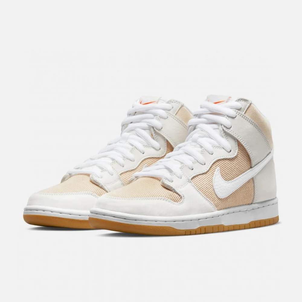 Dunk High Pro ISO Shoes - Natural / White - Image 2