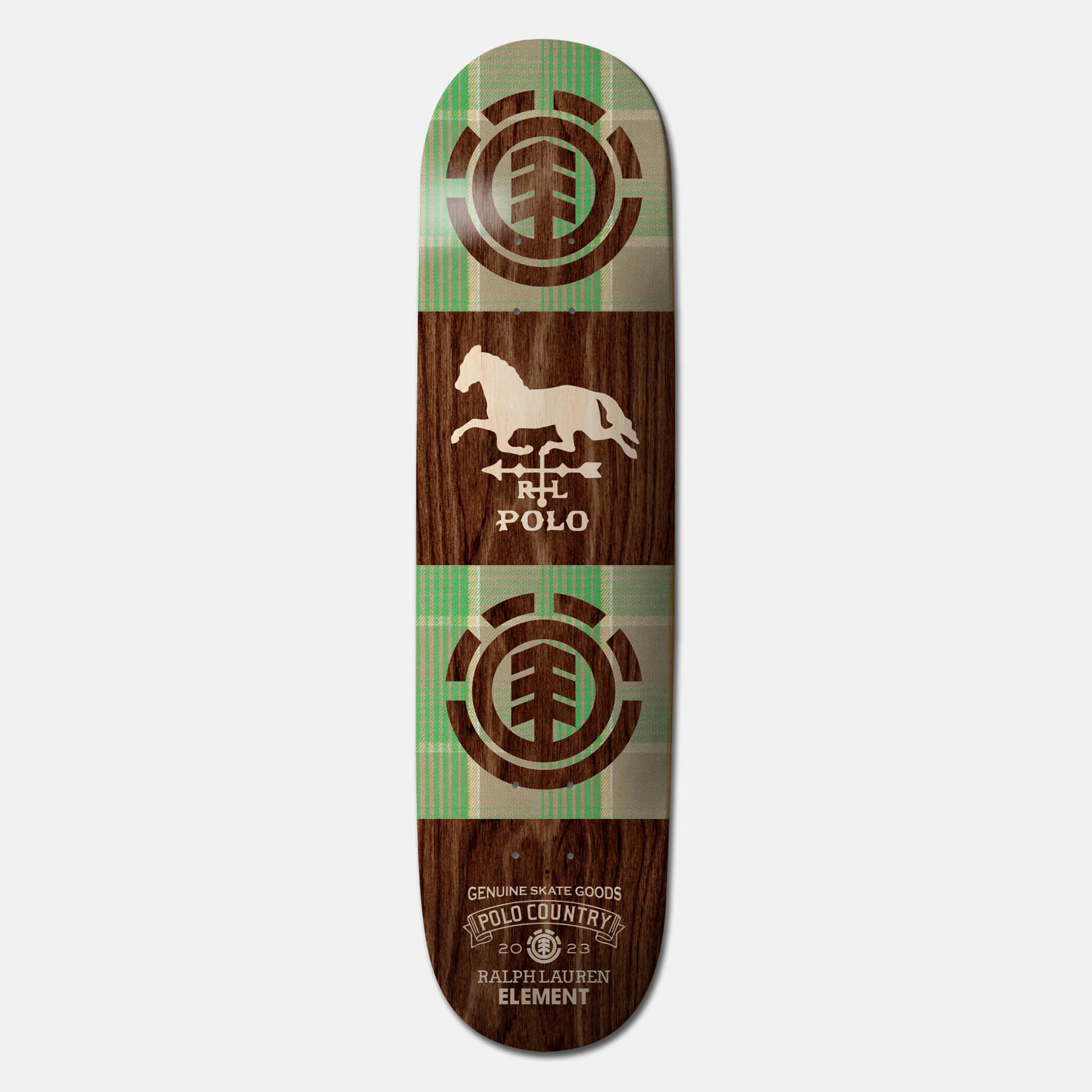 Element Skateboarding - 8.25" Polo Ralph Lauren Quadrant Skateboard Deck
