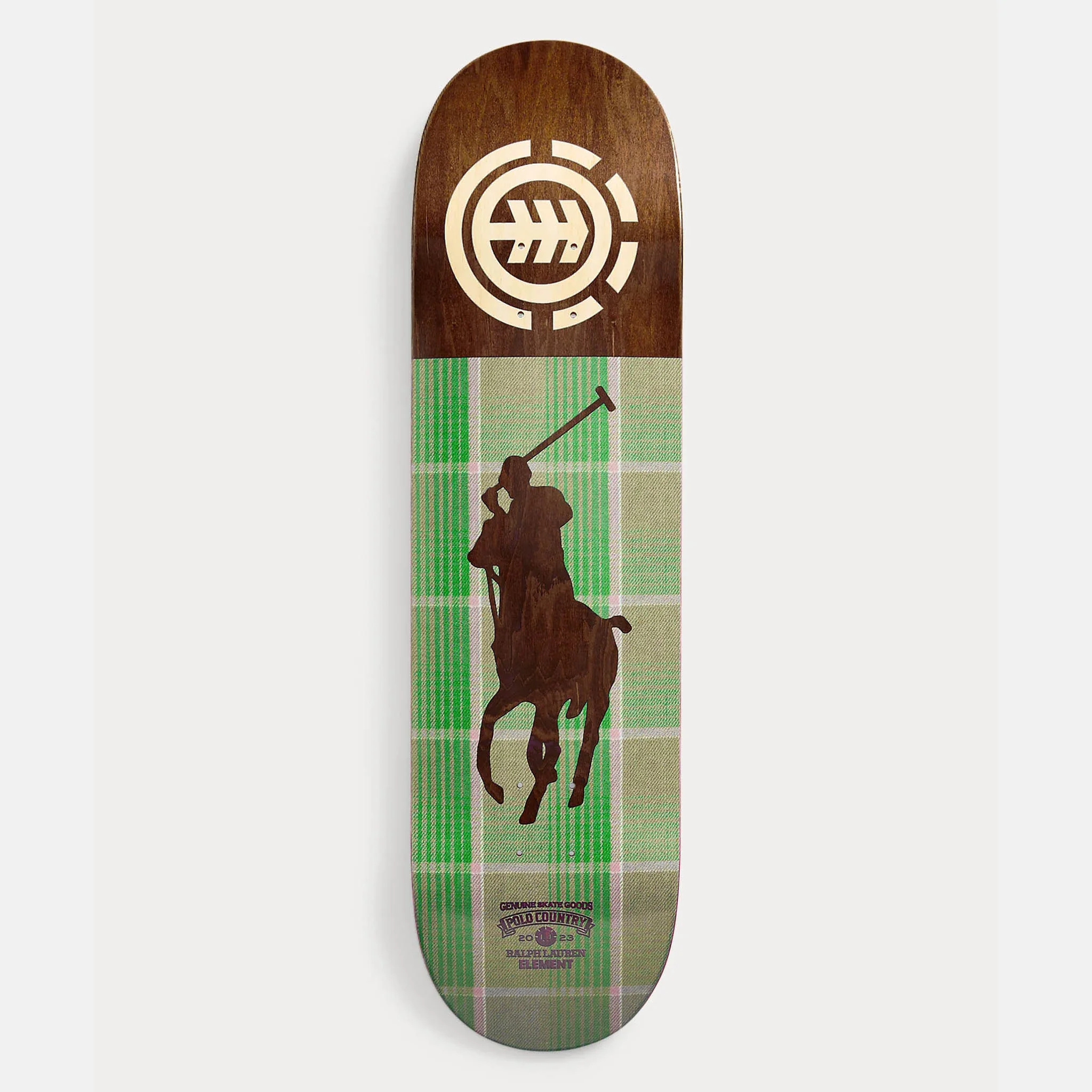 Element Skateboards - 8.5" Polo Ralph Lauren Pony Skateboard Deck