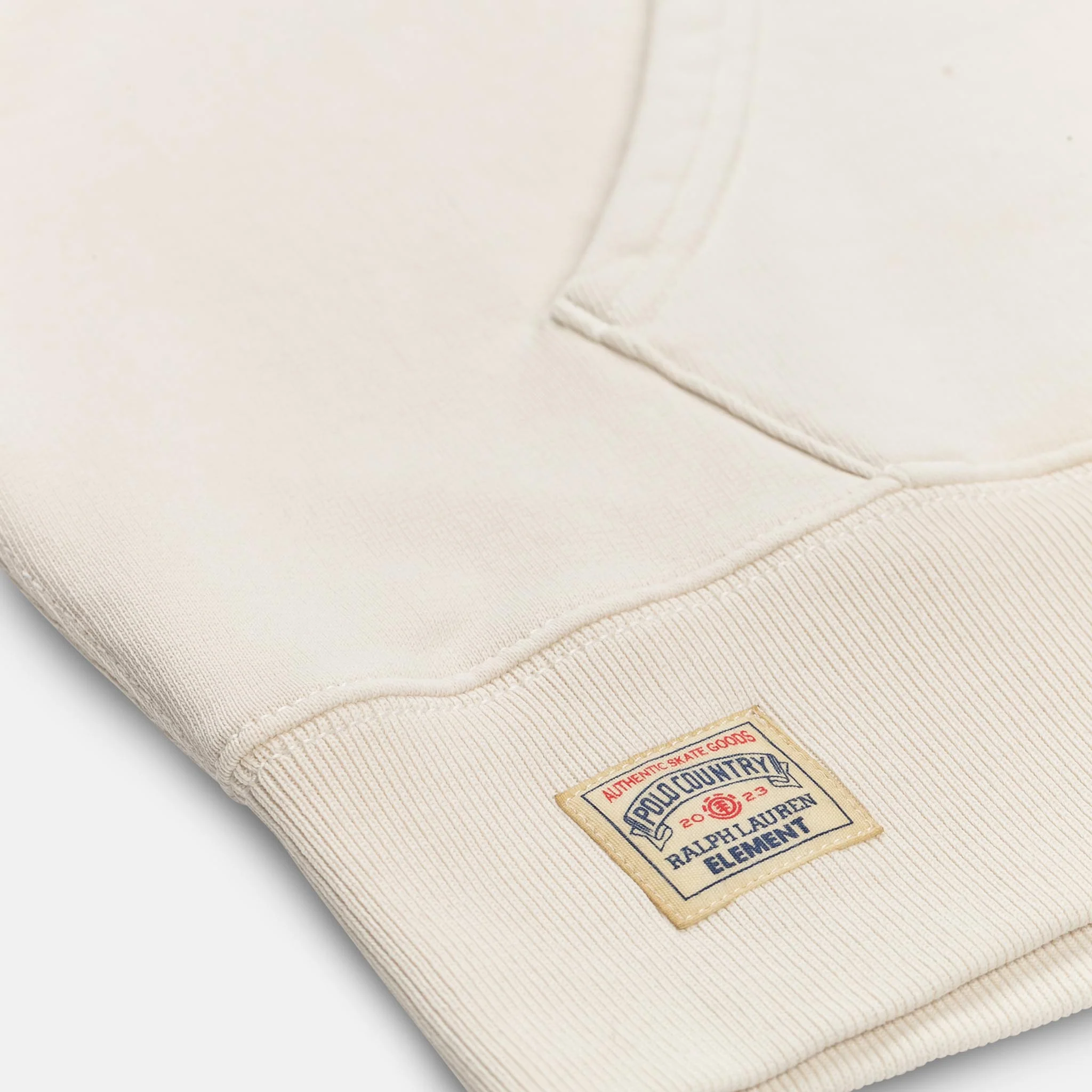 Element Skateboards - Polo Ralph Lauren Hooded Pullover Sweatshirt - Natural - Image 4