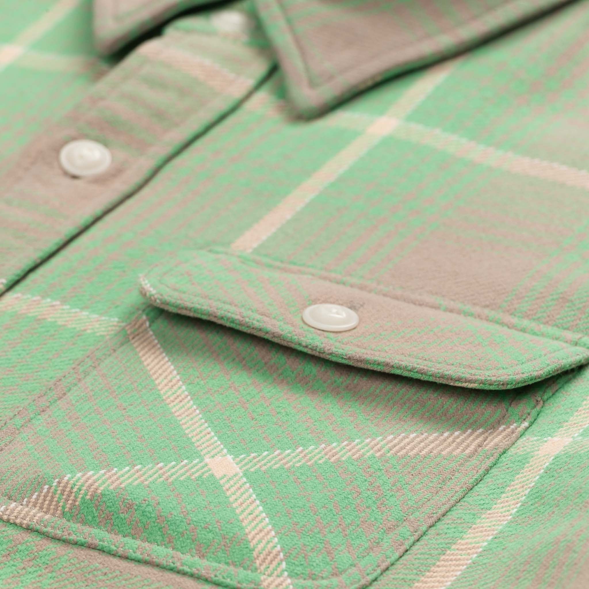 Element Skateboards - Polo Ralph Lauren Longsleeve Plaid Shirt - Green - Image 3