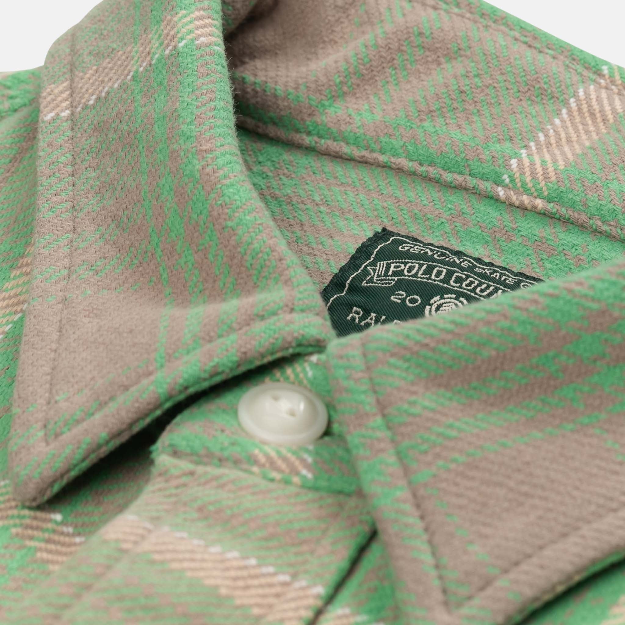 Element Skateboards - Polo Ralph Lauren Longsleeve Plaid Shirt - Green - Image 4
