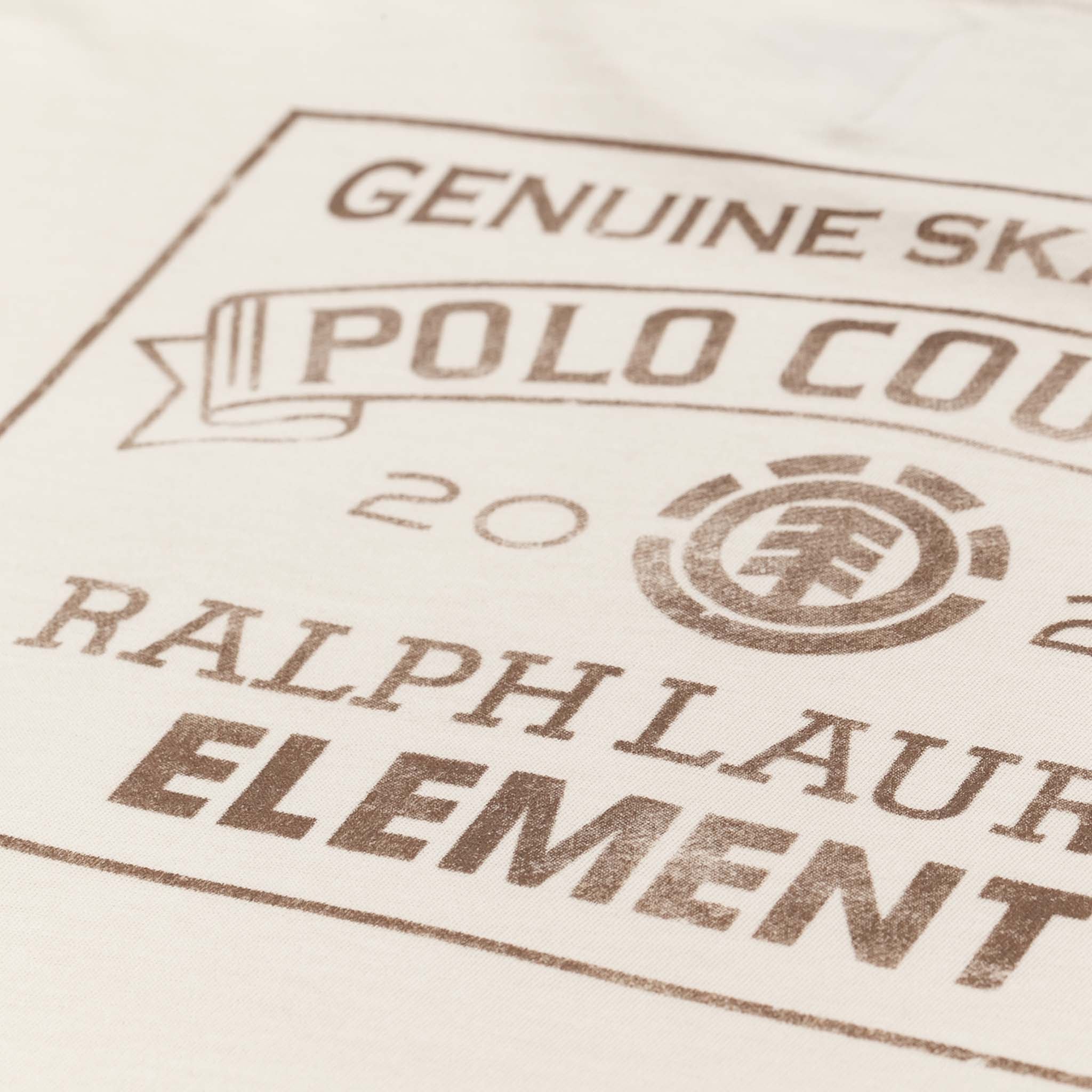 Element Skateboards - Polo Ralph Lauren T-Shirt - Natural - Image 3
