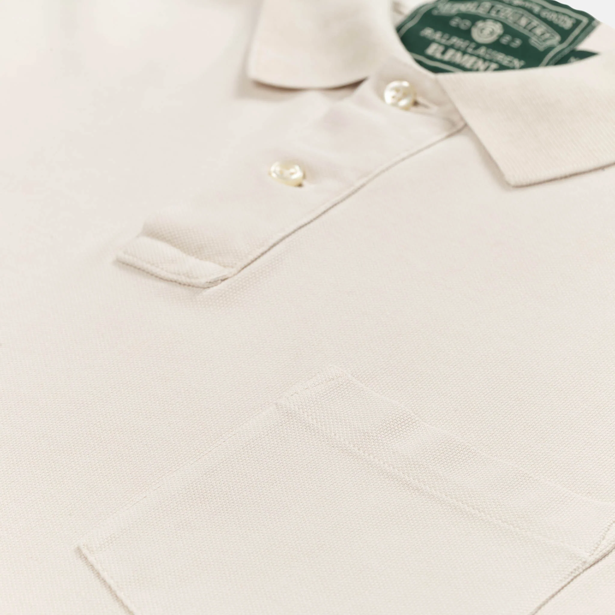 Element Skateboards - Polo Ralph Lauren Short Sleeve Polo Shirt - Natural - Image 4