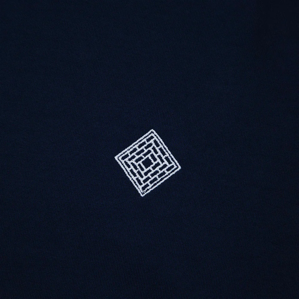 The National Skateboard Co. - EMBROIDERED LOGO T-SHIRT - NAVY BLUE - Image 2