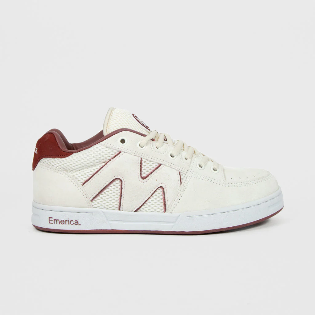 Emerica - OG-1 Skate Shop Day (SSD) Shoes - White / Burgundy