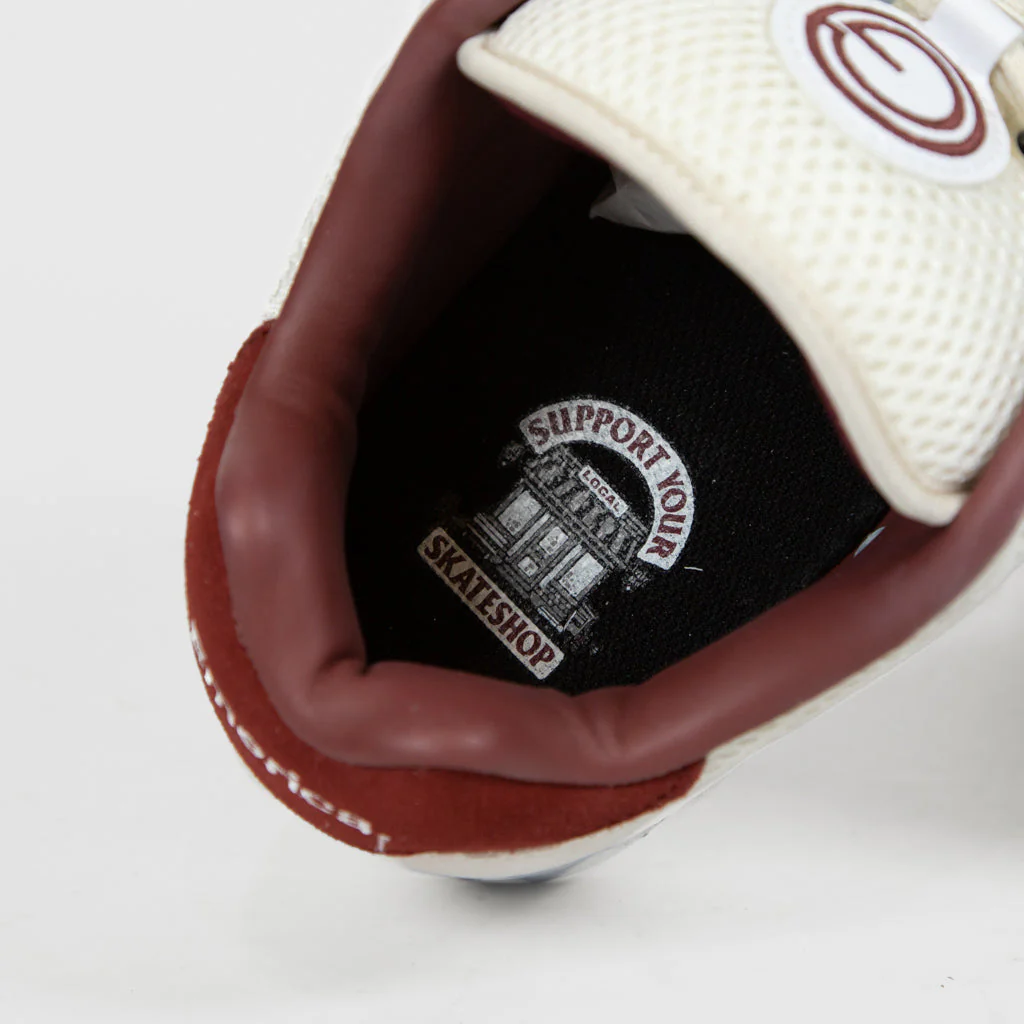 Emerica - OG-1 Skate Shop Day (SSD) Shoes - White / Burgundy - Image 5