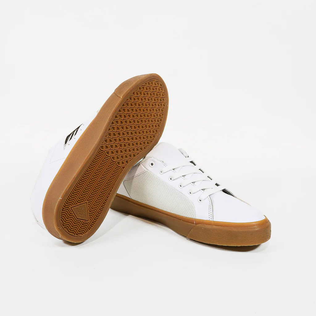 Emerica - Temple Shoes - White / Gum - Image 3