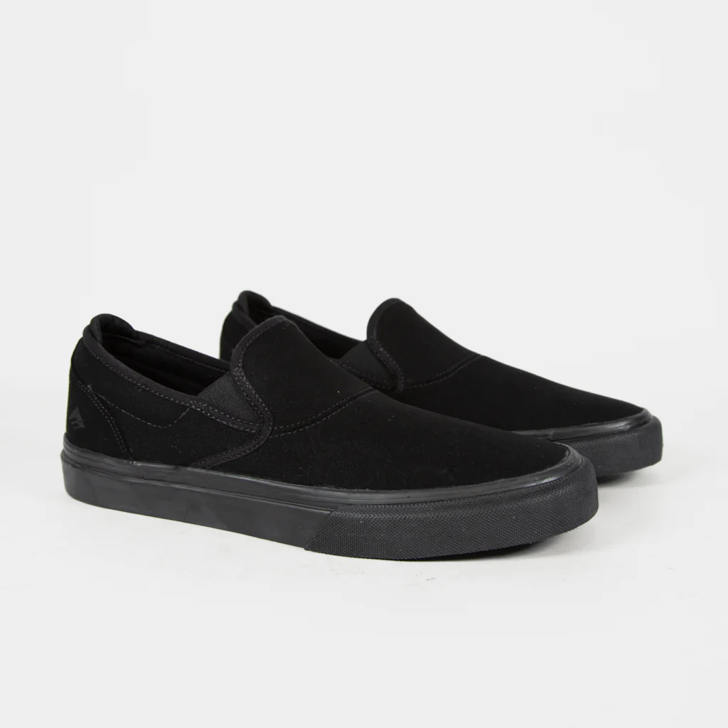 Emerica - Wino G6 Slip On (Vegan Suede) Shoes - Black - Image 2