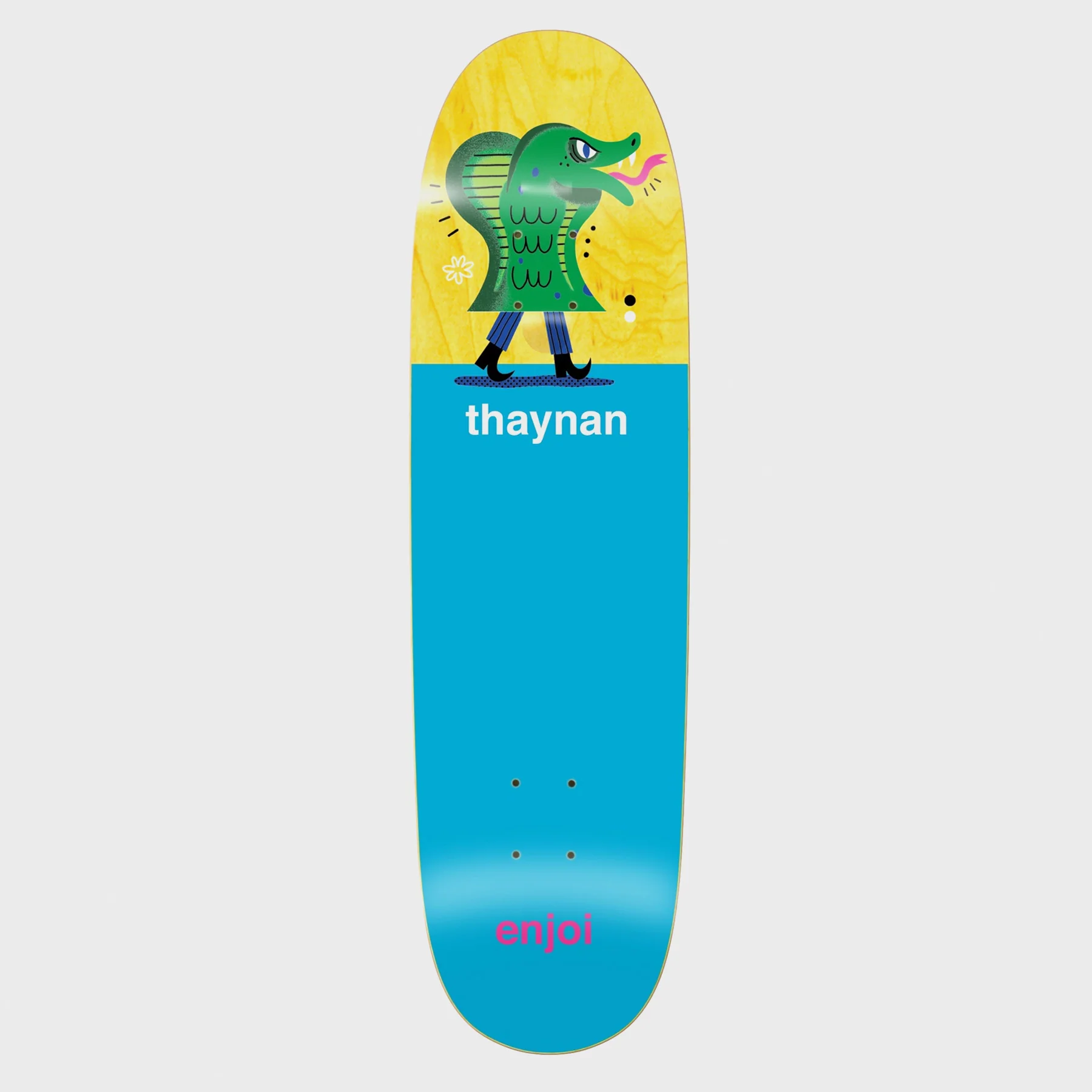 Enjoi Skateboards - 8.75" Thaynan Costa High Waters R7 Skateboard Deck