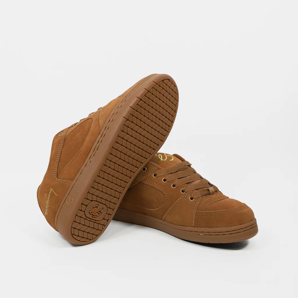 eS Footwear - Tom Penny Accel OG Shoes - Brown / Gum - Image 3