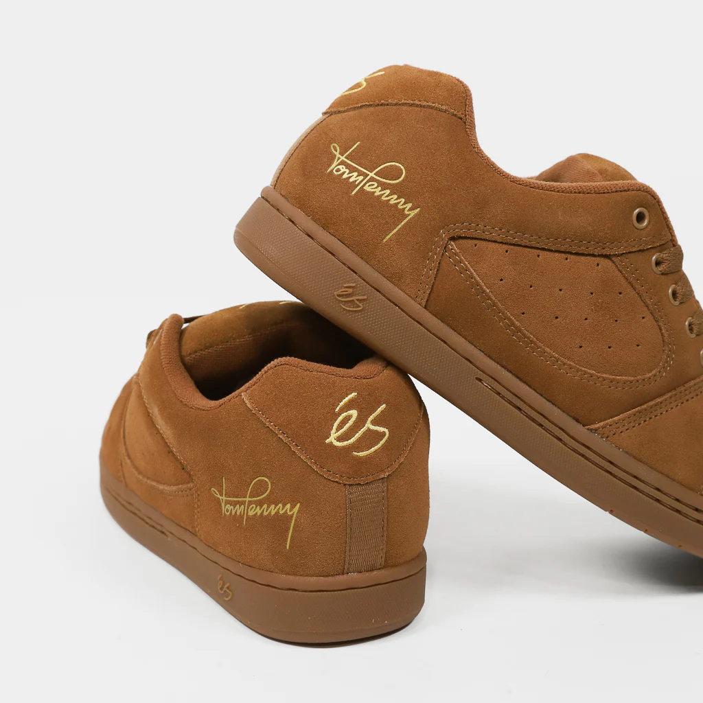 eS Footwear - Tom Penny Accel OG Shoes - Brown / Gum - Image 4