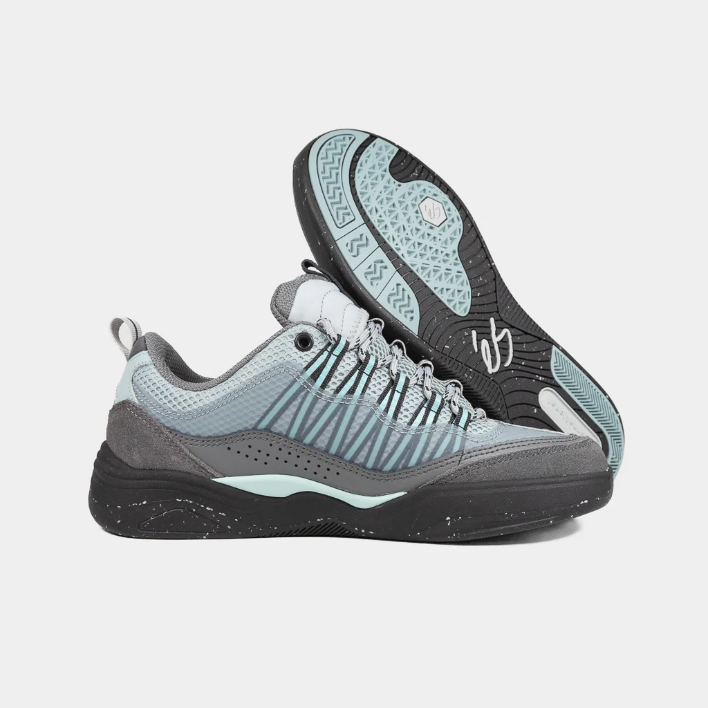 eS Footwear - Imprint Shoes - Grey / Black / Blue - Image 3