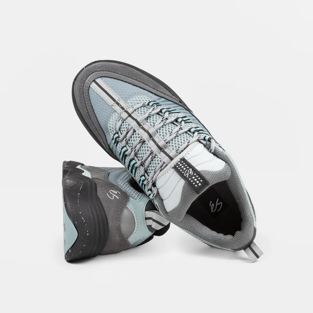 eS Footwear - Imprint Shoes - Grey / Black / Blue - Image 4