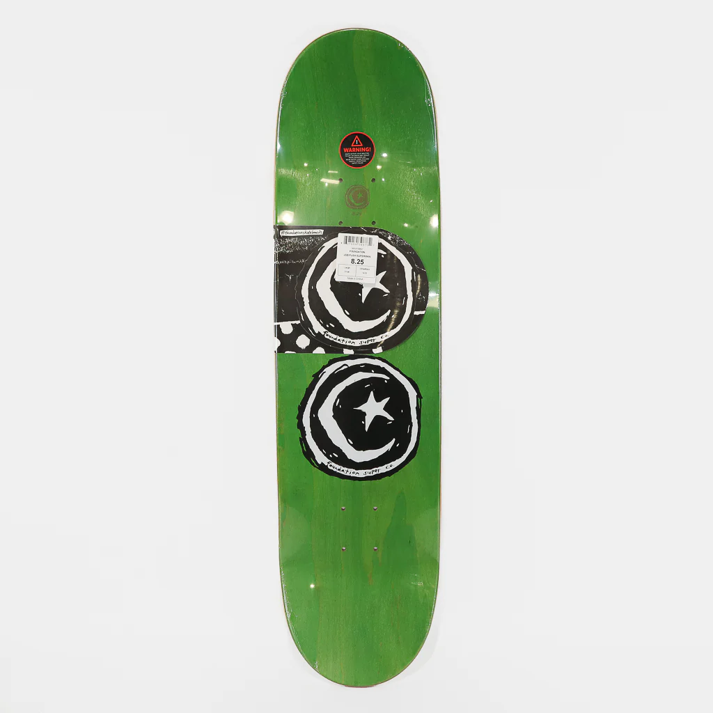Foundation Skateboards - 8.25" JGB Push Superman Skateboard Deck - Image 2