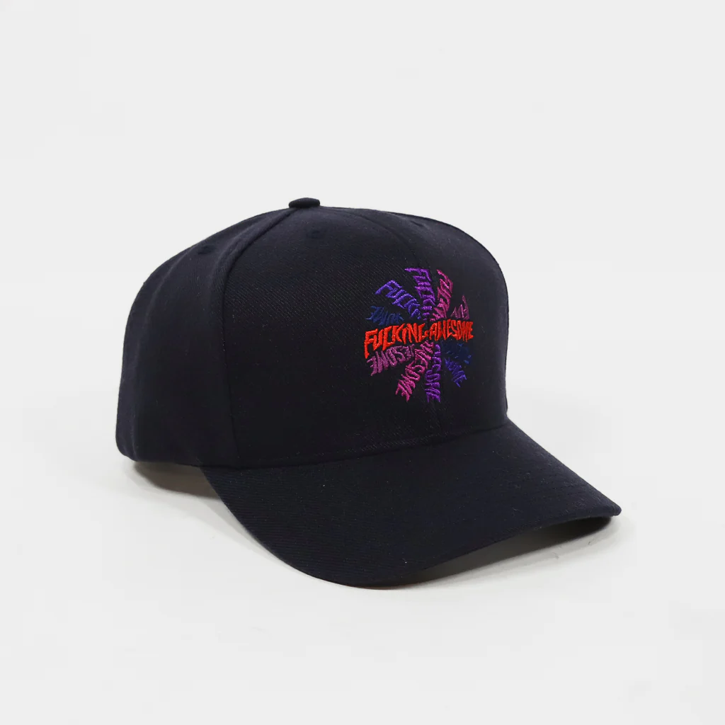 Fucking Awesome - Spiral Snapback Cap - Navy