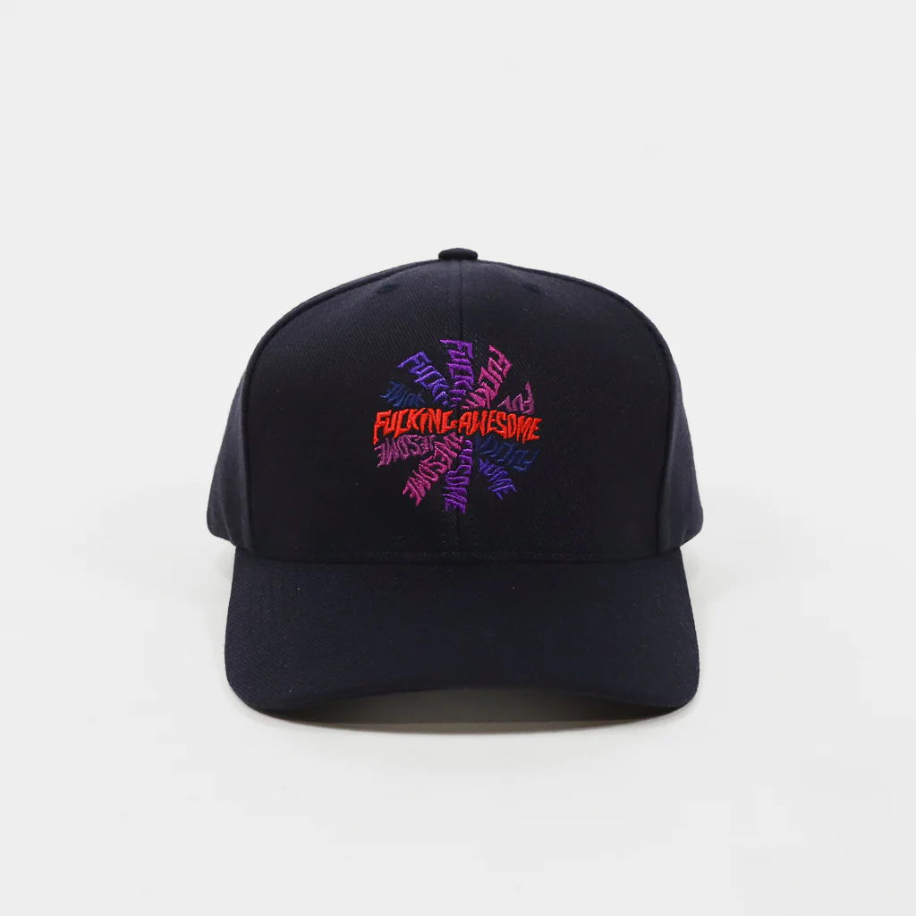 Fucking Awesome - Spiral Snapback Cap - Navy - Image 2