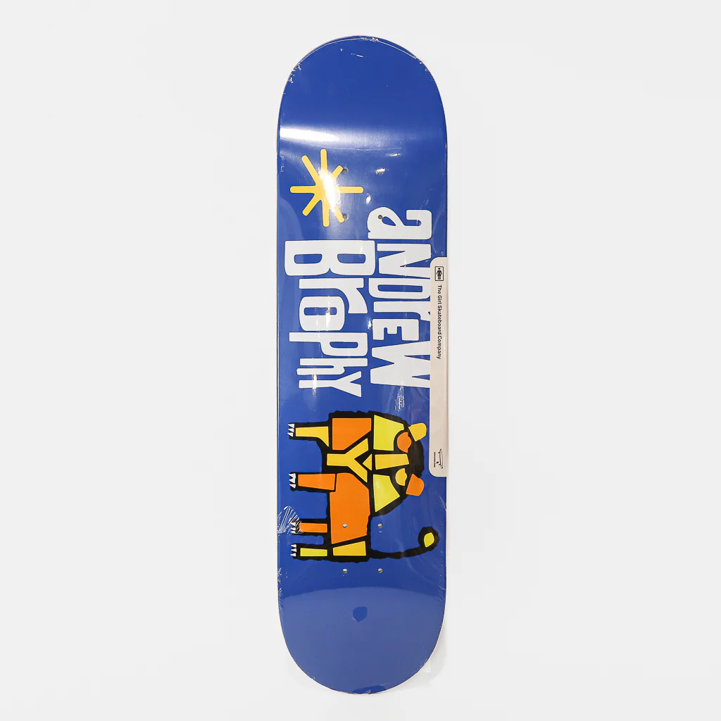 Girl Skateboards - 8.0" Andrew Brophy Pictograph Skateboard Deck