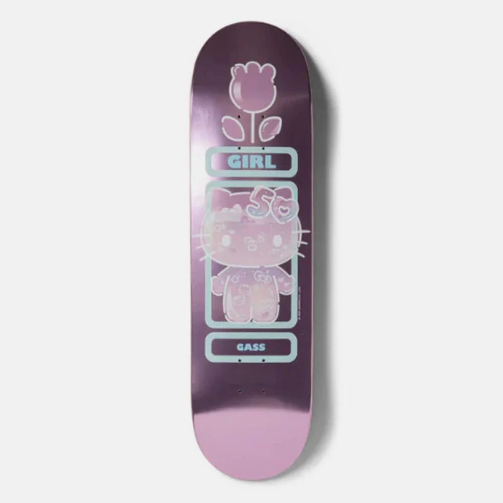 Girl Skateboards - 8.5" Sanrio Gass Hello Kitty Skateboard Deck - Pink