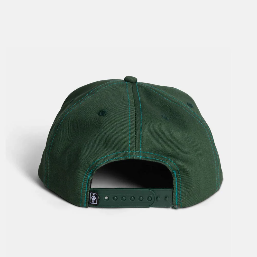 Girl Skateboards - 93 Til Lovers 5-panel Cap - Forest Green - Image 3