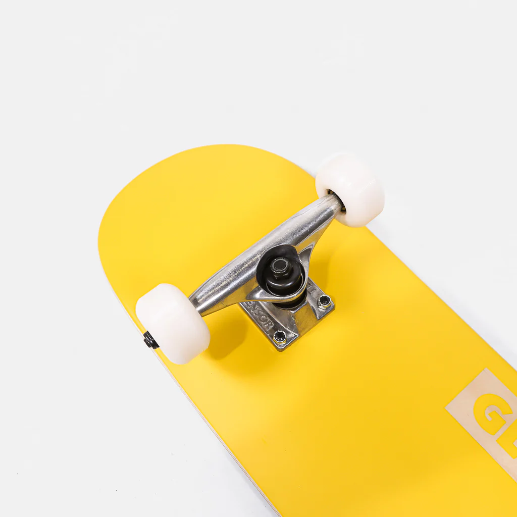 Globe Skateboards - KIDS 7.6" Goodstock Complete Skateboard - Yellow - Image 3