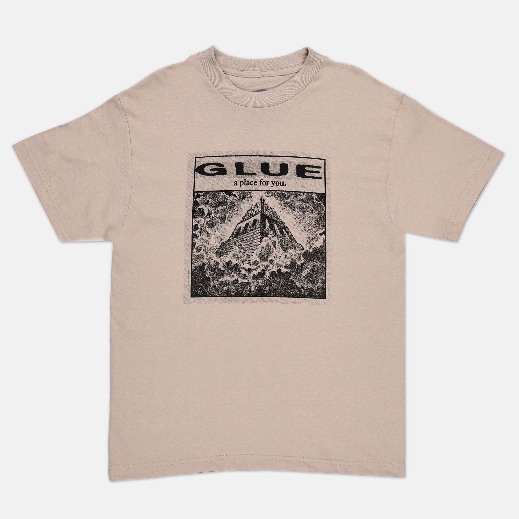 Glue Skateboards - A Place For You T-Shirt - Sand