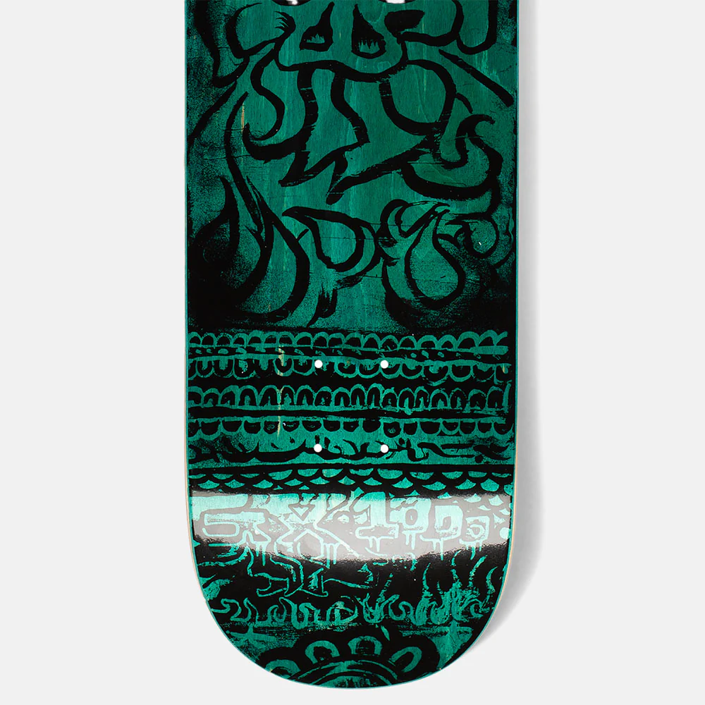 GX1000 - 8.25" Flashback Skateboard Deck (Yellow Stain) - Image 2