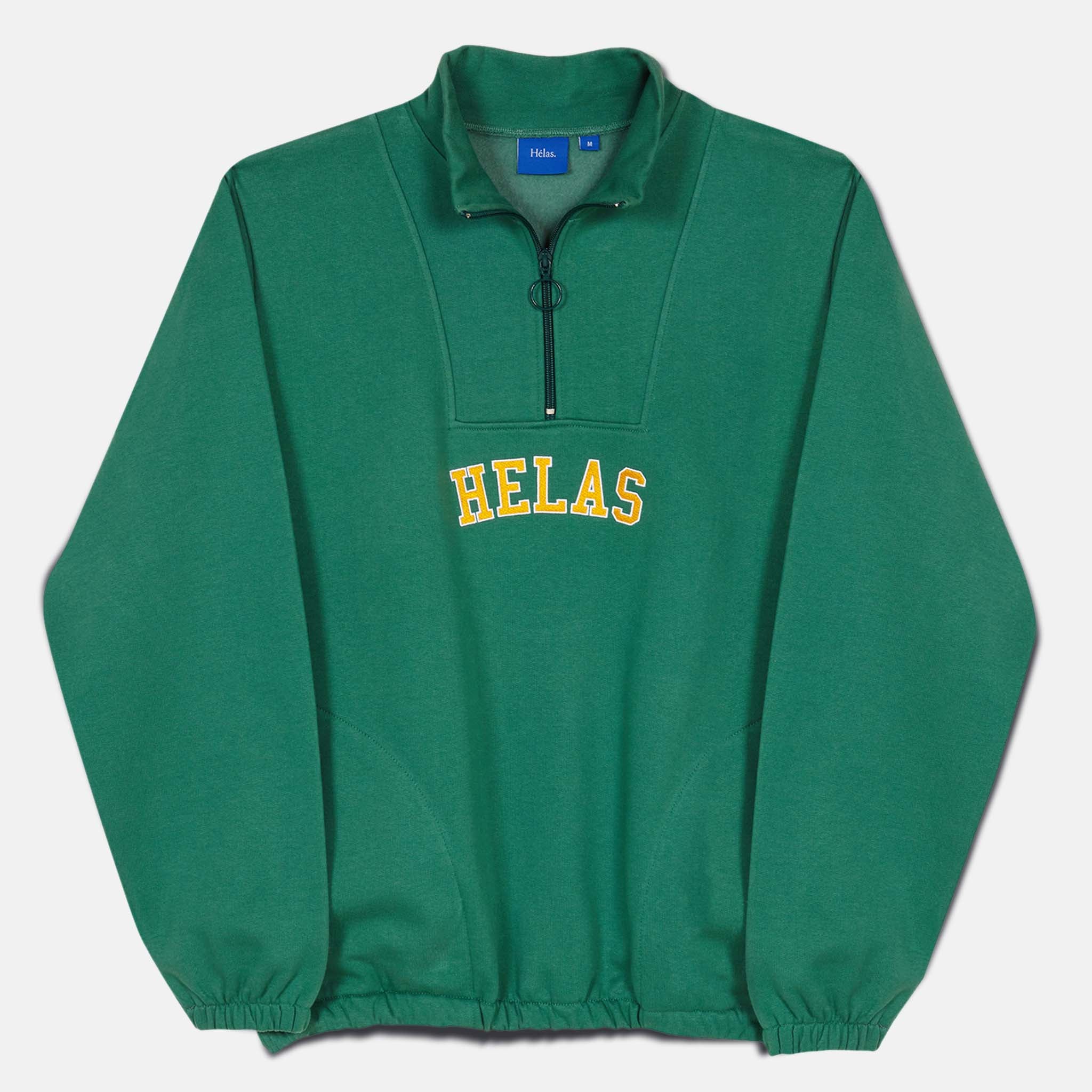 Helas - Campus Quarter Zip Sweatshirt - Green