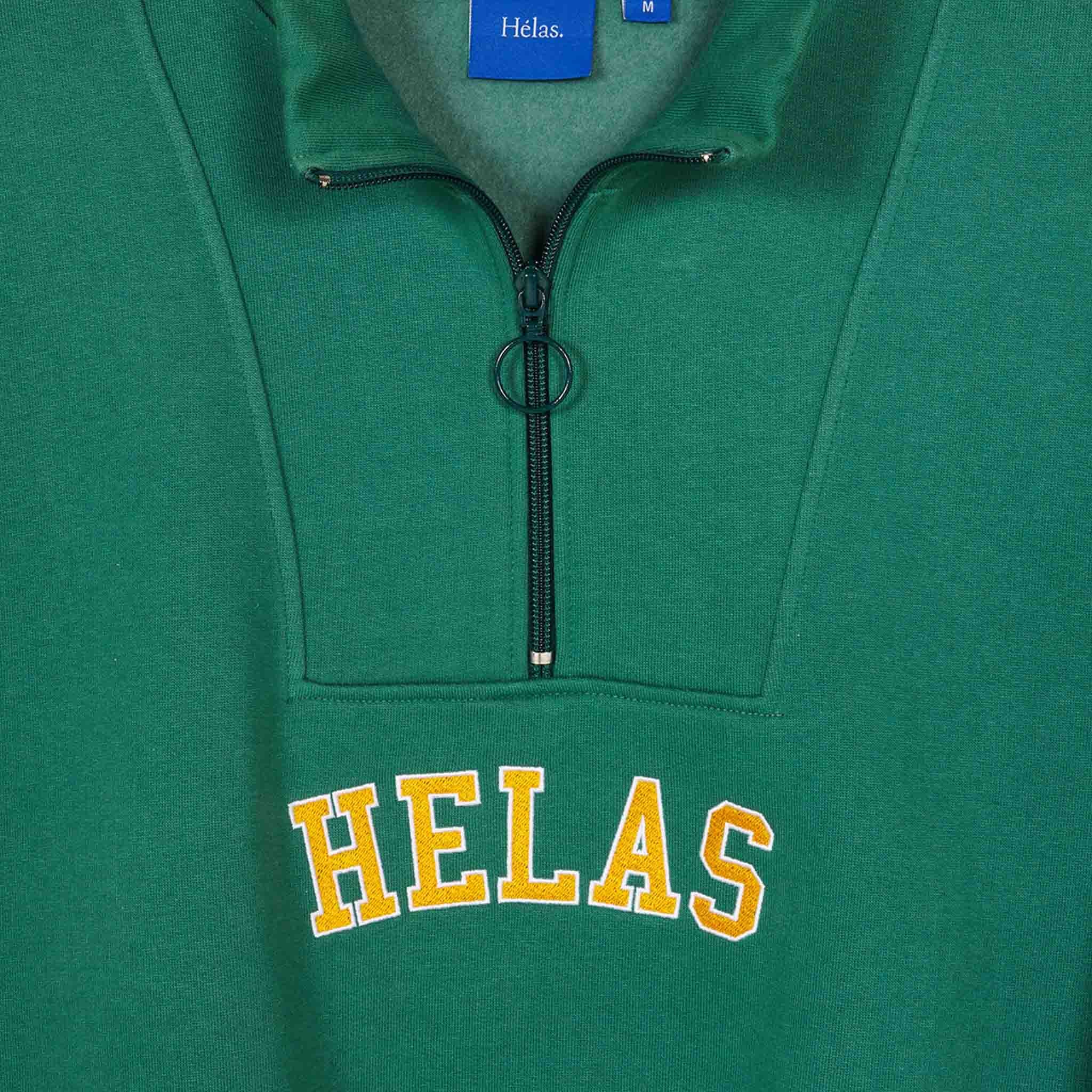 Helas - Campus Quarter Zip Sweatshirt - Green - Image 2
