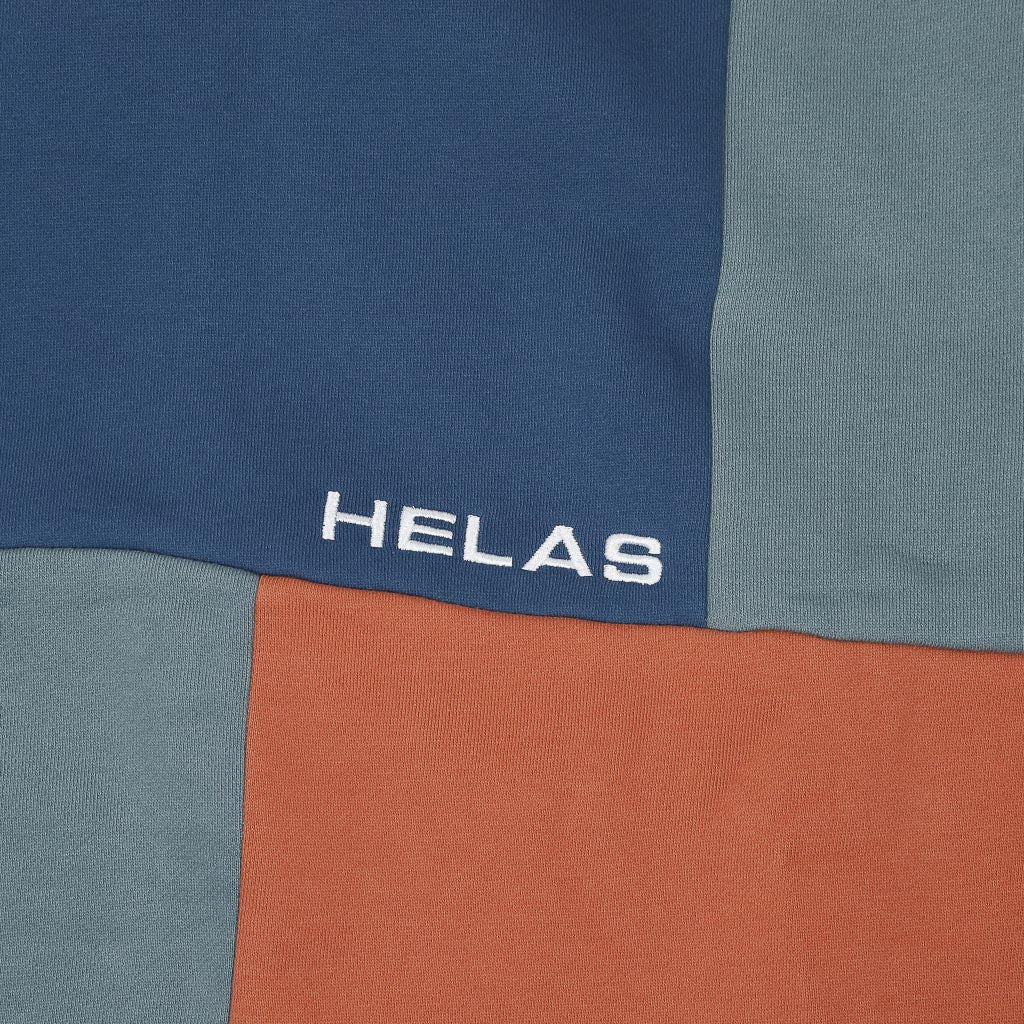 Helas - Carre Crewneck Sweatshirt - Blue / Multi - Image 2