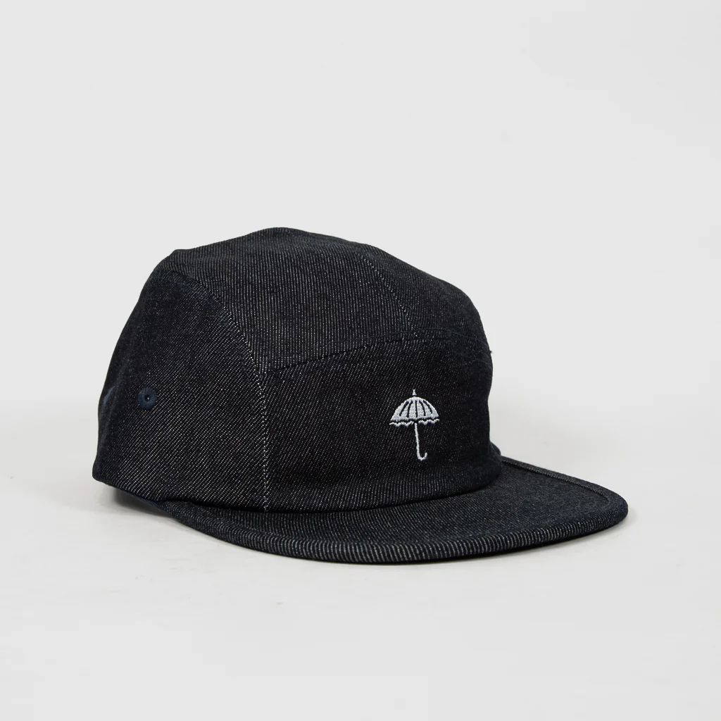 Helas - Denim Five Panel Cap - Blue