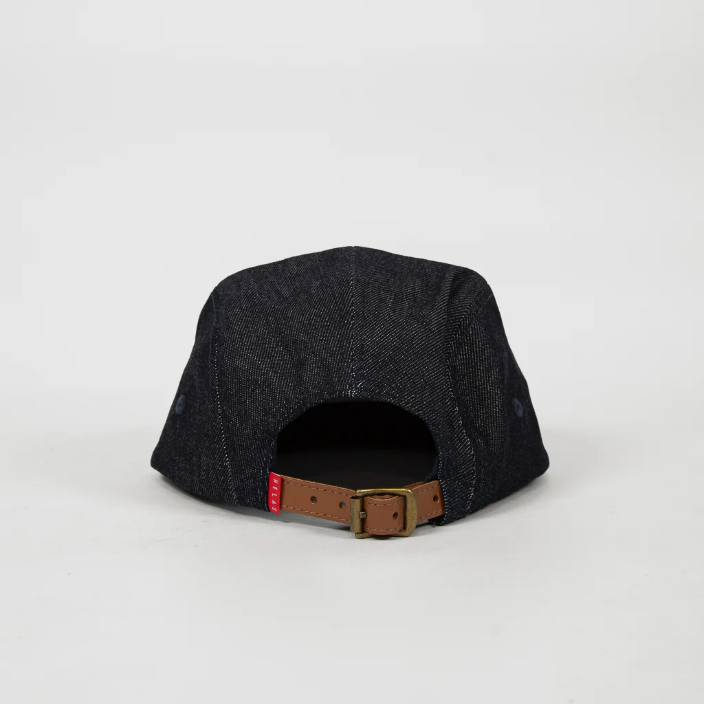 Helas - Denim Five Panel Cap - Blue - Image 3