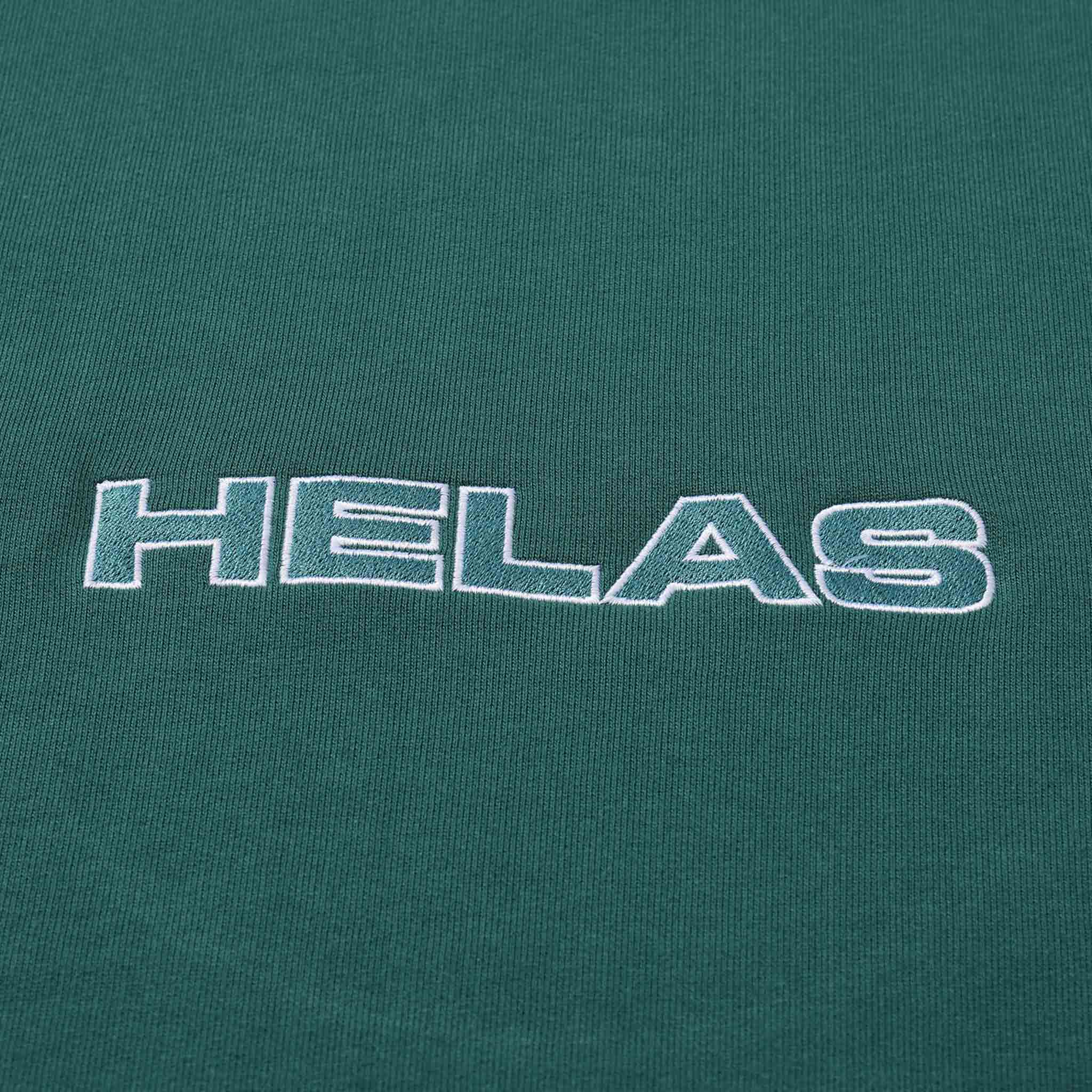 Helas - Round Crewneck Sweatshirt - Petrol Blue - Image 3