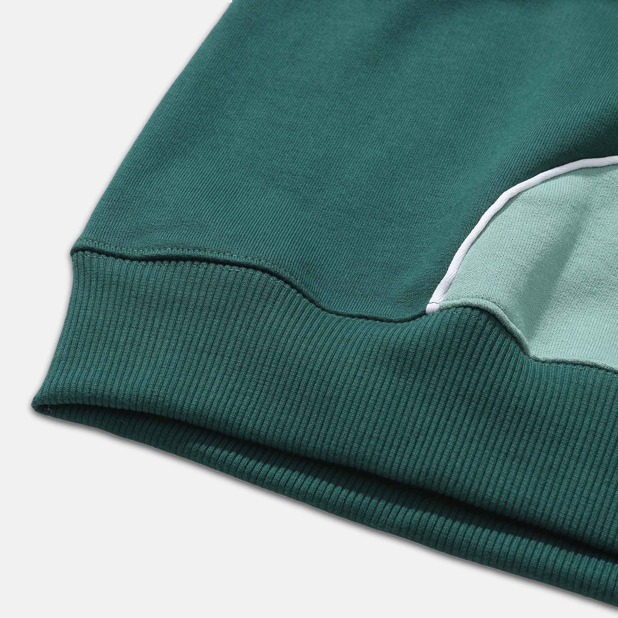 Helas - Round Crewneck Sweatshirt - Petrol Blue - Image 6