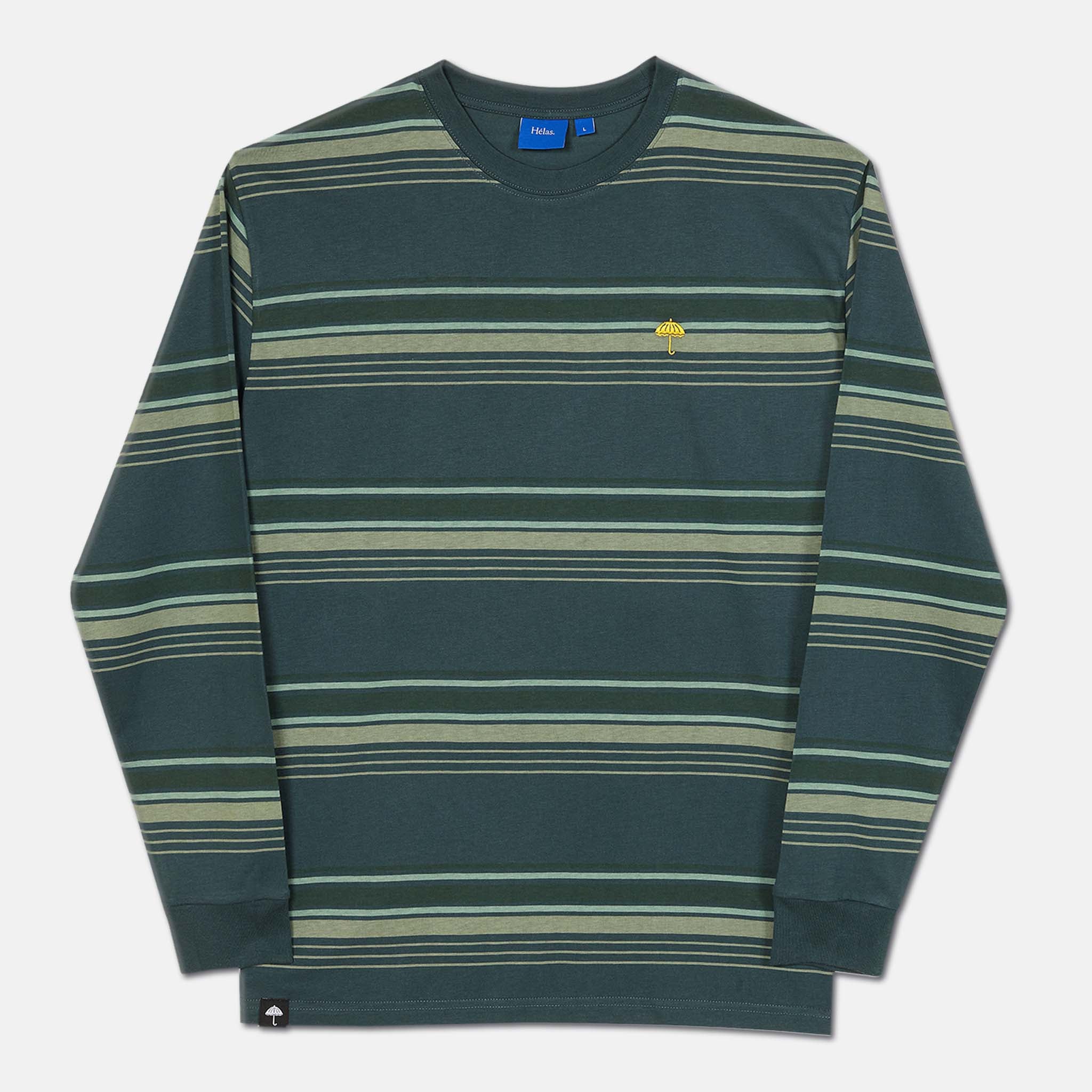 Helas - Strip Longsleeve T-Shirt - Green