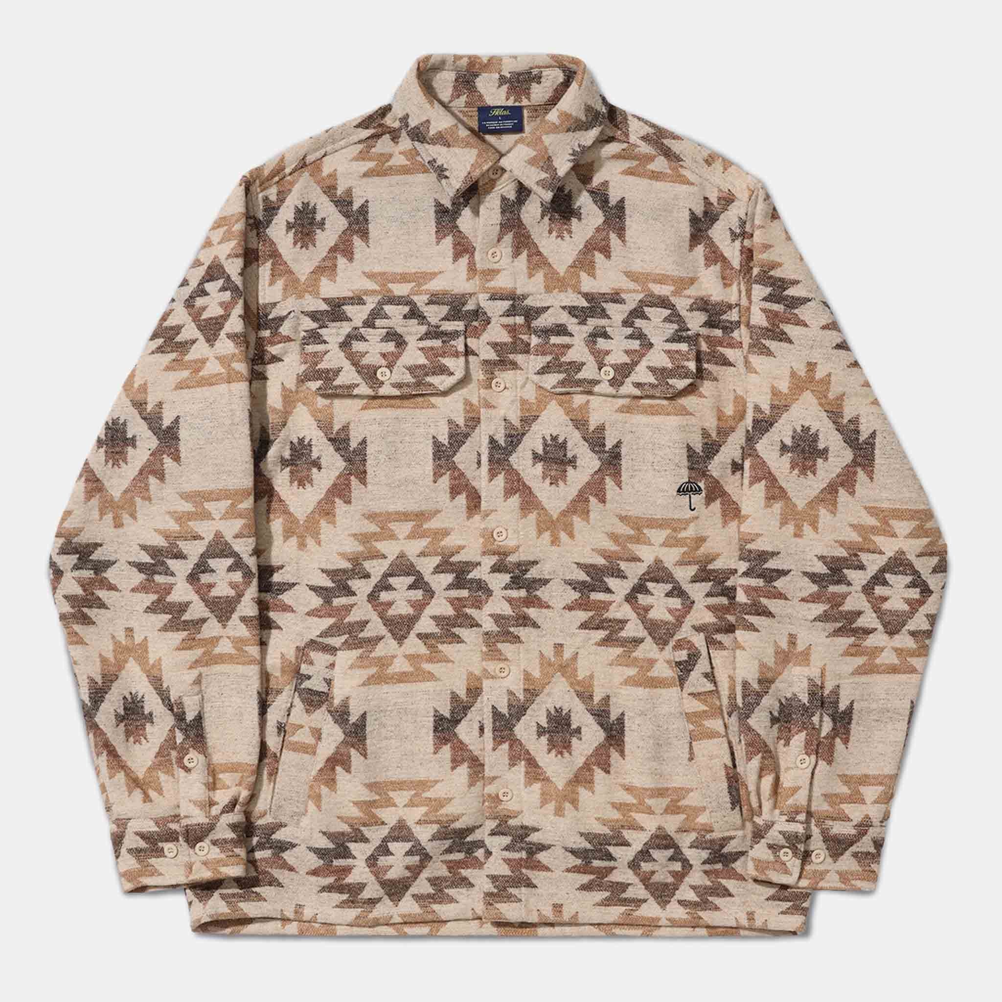 Helas -Tipi Longsleeve Overshirt - Beige