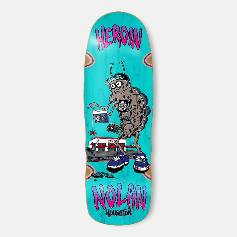 Heroin Skateboards - 10.4" Nolan Houghton Bug Skateboard Deck