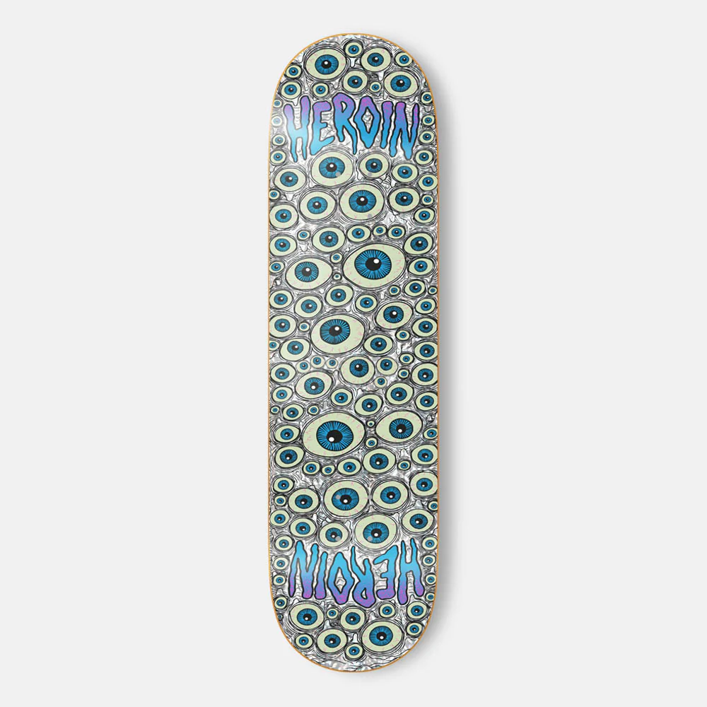 Heroin Skateboards - 8.5" Symmetrical Eyes Skateboard Deck