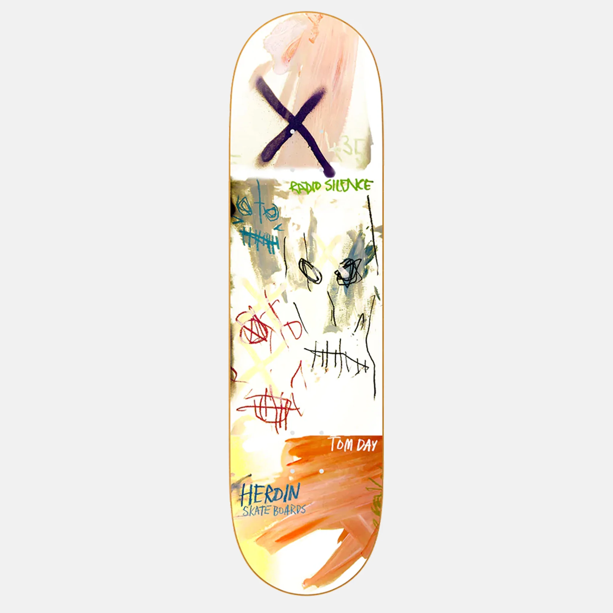 Heroin Skateboards - 8.625" Tom Day Painted Skateboard Deck
